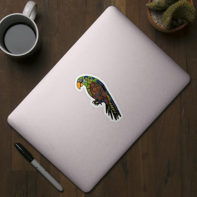 Parrot Colorful by Mako Design 